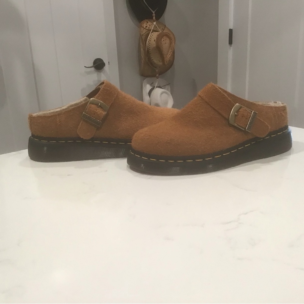 Dr. Martens Tan Mules
